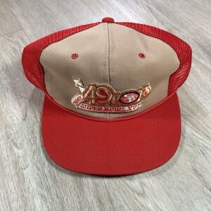 VTG Sports‎ Specialties San Francisco 49ers Snapback Hat NFL Red Trucker Cap